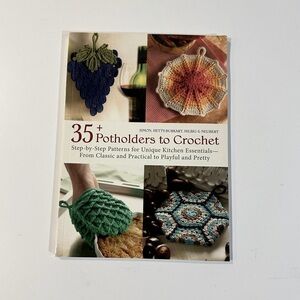35+ Potholders to Crochet Book